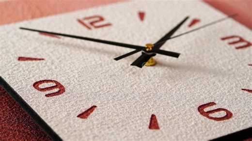 Traditional Analog Clock that is Running Stock Video - Video of precise, hand: 449319065