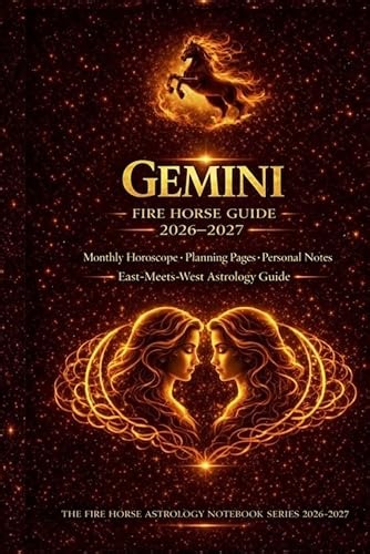 GEMINI Fire Horse Guide 2026–2027: Monthly Horoscope. Planning Pages. Personal Notes. East-Meets-West Astrology Guide.