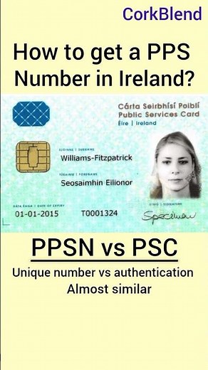 How to get a PPS Number and Public Service Card in Ireland? #corkblend #PPS #PSC #ireland #student