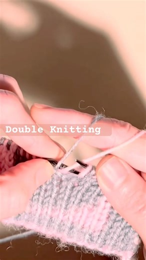 Double Knitting Tutorial | How to Carry Yarn