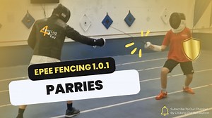 Basic Parries: Sixte, Quarte, Parries with step back, Parry-Riposte Welcome to our brand-new YouTube series, Epee Fencing 1.0.1, presented in collaboration with Limassol Fencing Club 🇨🇾 . In this series, we'll be exploring a variety of technical, tactical and theoretical exercises for Epee Fencing, drawing inspiration from the educational standards set by the French Fencing Federation (Livres des lames et des armes) and the British Fencing Federation (British Fencing Achievement Awards - Epee)