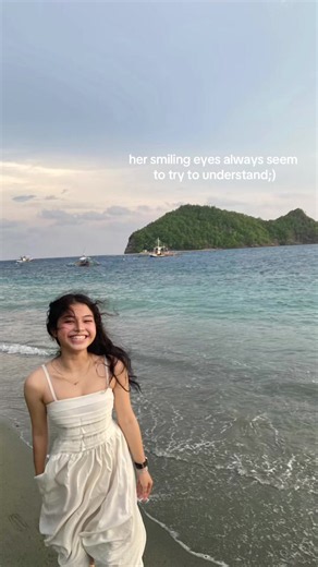 Her smiling eyes always seem to try to understand