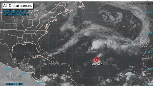National Hurricane Center tracking Tropical Storm Lorenzo, 3 tropical waves. What's next?