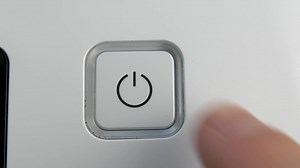 Pressing Stand By Power Button To Turn On and Off the Device Close-Up | Premium Stock Video Footage