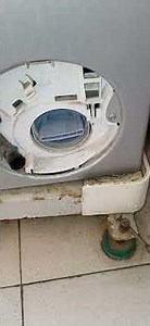 Front load washing machine drain block 🚫 E18 error on display #ekdumtheek