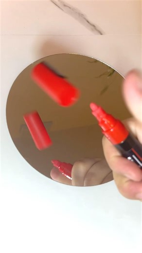 Mirror Art Using Primary Colors! ❤️💛💙 #art #mirror #easy #drawing #draw #drawingideas #diy