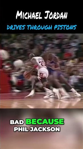 Michael Jordan’s UNBELIEVABLE Mid-Air Adjustment vs. John Salley! #goat #nba #nodunks