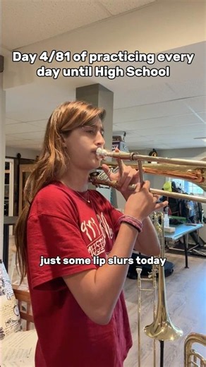 Day 4/81 of practicing #trombone every day until high school