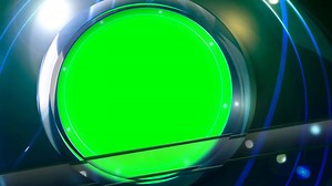 Download Abstract green screen background for digital presentations and broadcast media, Political debate promo with green screen effect for free