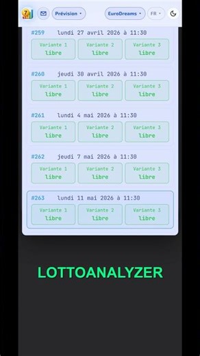 EuroDreams Pronostic Prochain Tirage 2026-04-27 #EuroDreams