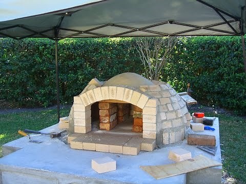 How to Build a Brick Pizza Oven/BBQ Smoker Combo - Pt. 2