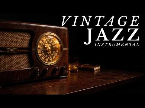 Vintage Jazz Radio – 1930s 1940s Timeless Jazz for Focus & Relaxation