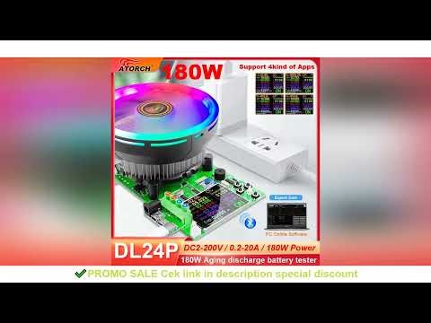 DL24/P Color 2.4" DC USB tester electronic load lithium battery capacity monitor discharge charge po