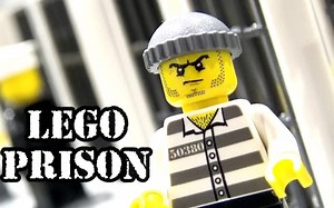 具有完整内部结构和200个人仔的乐高监狱MOC!