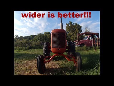 allis chalmers wide front end conversion how to