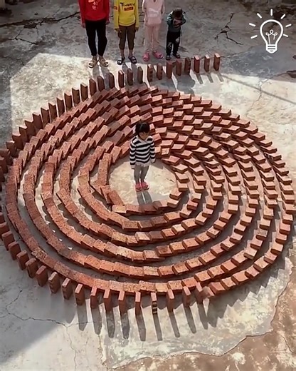 15M views · 120K reactions | A domino masterpiece with bricks! | Simple Life | Facebook