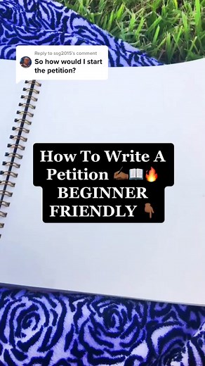 Replying to @ssg2015 How to write a petition #hoodootok #manifestation #scripting #loa