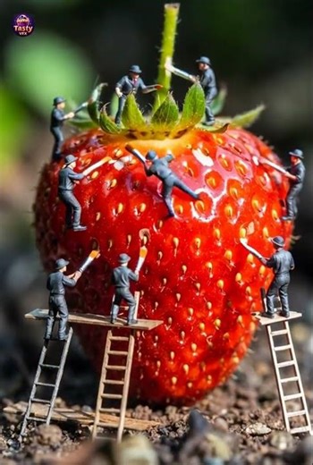 “Tiny Worker Builds Cool Gadgets | Paper Clip Welder, Strawberry Art & More!”