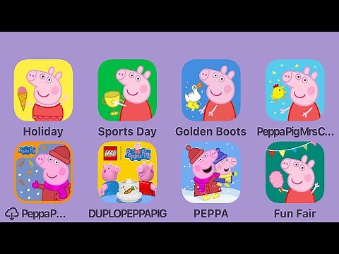 Peppa Pig "Holiday Adventure" - English Mobile Game Episode for iOS,Android - Gameplay & Walkthrough
