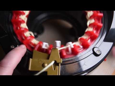 how to CAST ON with Scrap Yarn your CIRCULAR KNITTING MACHINE (for newbies)