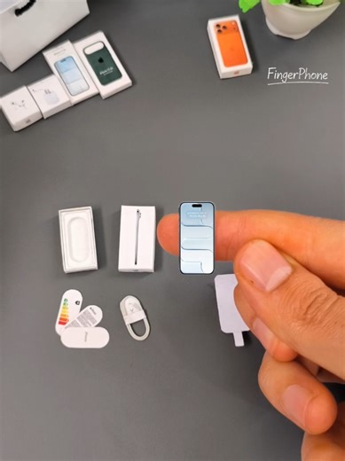 Apple iPhone air Tiny phone #apple #iphoneair #tiny #diy #miniature