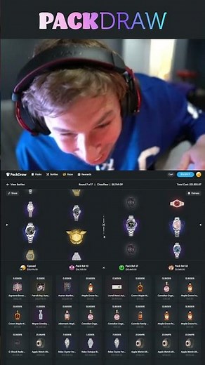 Winning A $10K Rolex & A $20K Rolex In One PackDraw Battle