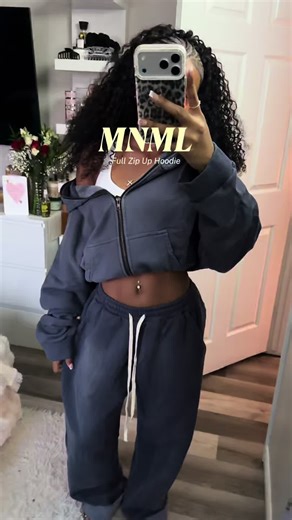 Stylish Outfits with MNML Zip-Up Hoodie