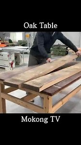 Korean Oak Table #woodworking | Mokong TV