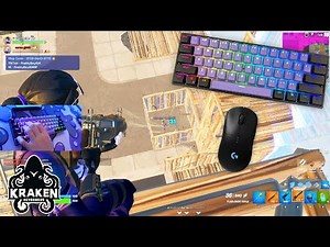 Unboxing Kraken Pro 60% + Fortnite Keyboard & Mouse Sounds ASMR Gameplay 😍