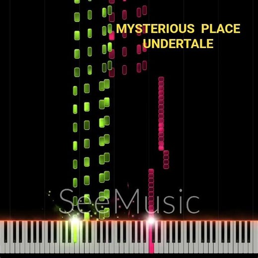 MYSTERIOUS PLACE from UNDERTALE HYPERLATIVA #2026 #piano #undertale #tobyfox #tutorial #easypiano