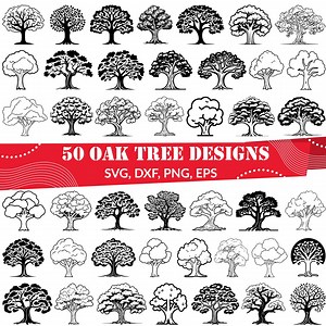 Oak Tree SVG Bundle, Oak Tree Dxf, Oak Tree Png,oak Tree Clipart, Oak Tree Vector, Oak Tree Cricut, Big Tree Svg, Trees Svg, Oak Tree Eps - Etsy