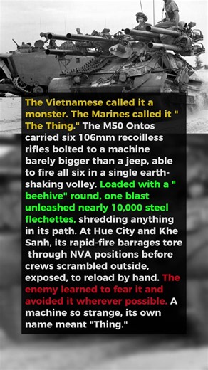 "The Thing" That Terrified NVA Forces — M50 Ontos |WW2