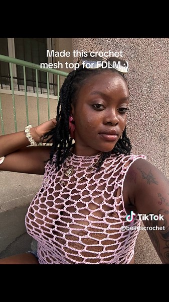 Crochet Mesh Top Tutorial for Handmade Fashion