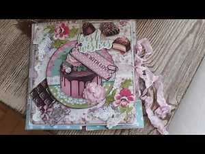 Stamperia Sweety Folios 💐 Mother's Day Gift 🌹 Gate Fold Cover (Photos)