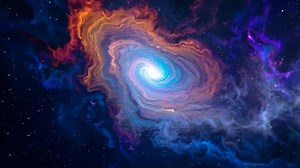 Moving nebulas space travel hyperlapse floating through galaxy stars planet universe cosmic travel outer space timelapse journey exploration nebula infinity colorful motion futuristic sci