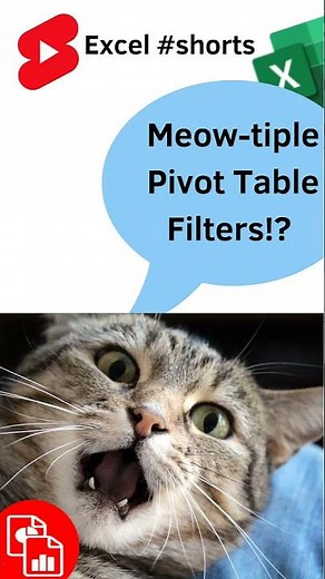 Enable Multiple Filters Pivot Table - Excel #Shorts