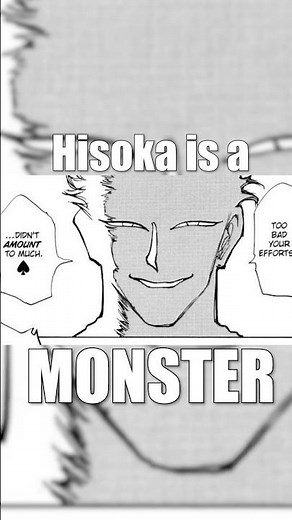 Hisoka is a MONSTER #hxh #hunterxhunter