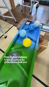 Marble Run (A long course using transparent pipes, a large wooden funnel, and pipe slope items) #12