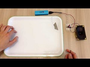 How To Make Theremin 555 Timer Musical instrument from Tray and Water
