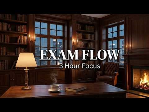 Exam Lock-In Mode 🎯 3H Deep Study Focus | 90 BPM