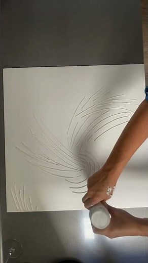 Cómo hacer un cuadro abstracto texturizado o texturado con enduído. Paso a paso.