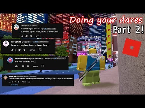ANOTHER EPIC DARES ON ROBLOX (Roblox RoBeats)