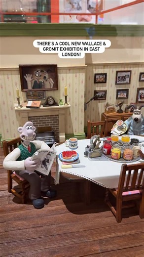 AD|NEW in London 🎬✨ Inside Aardman: Wallace & Gromit and Friends has landed at the Young V&A and it opens 12 February 2026 🧀🐶🎉 Step behind the scenes and see how Wallace & Gromit, Shaun the Sheep and other Aardman favourites are brought to life 🎥✨ You’ll discover how sketch artists create characters ✏️, how model makers build the tiny sets and puppets 🏗️, and how directors and animators turn small worlds into BIG stories 🌍🎞️ There are 150 items on display including never-before-seen mode