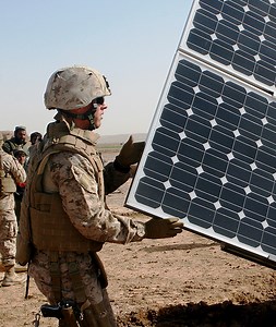 U.S. military kicks more ass by using less fossil-fuel energy