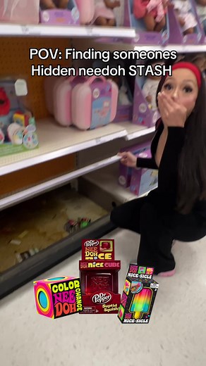 Hidden Needoh Stash Found Under Shelf! 😱