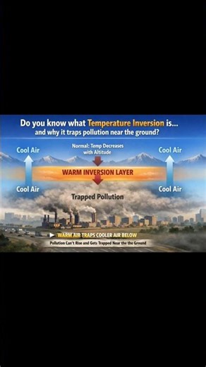 Temprature inversion #physicalgeography #ugcnetgeography #geoscience #ncert #viral #trending