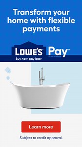 6.9K views · 18 reactions | Transform your home with flexible payments. Equal monthly payments over time with Lowe’s Pay. | Synchrony | Facebook