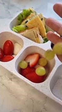 Pack my lunch with me compilation 🧀🍓🌯