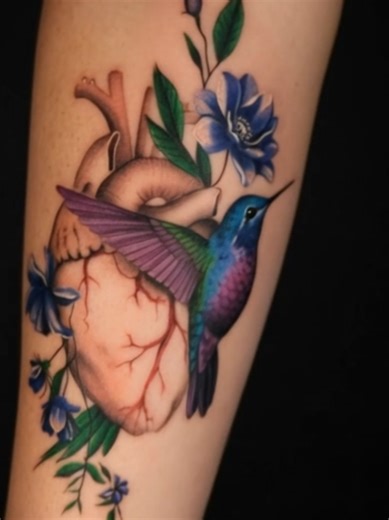 Art with emotion. Freedom with meaning. ❤️🕊️ Delicate color human heart and small bird tattoo on the arm — soft shading, fine detail, and vibrant tones that bring this piece to life. A symbol of love, strength, and freedom, created with precision and care. Looking for a custom color tattoo in Miami? We specialize in detailed, feminine, and meaningful designs. 📍 Detail Tattoo Shop | Miami, FL 🎨 Color & fine line specialists 📲 DM “HEART” to book your consultation 🔗 Link in bio to schedule Wou