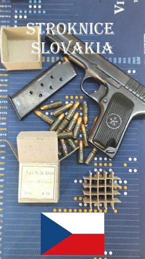 7,62x25 Czechoslovakia Training Ammo. 1954 year.